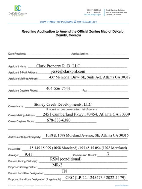 DEKALB COUNTY BUSINESS REGISTRATION APPLICATION.